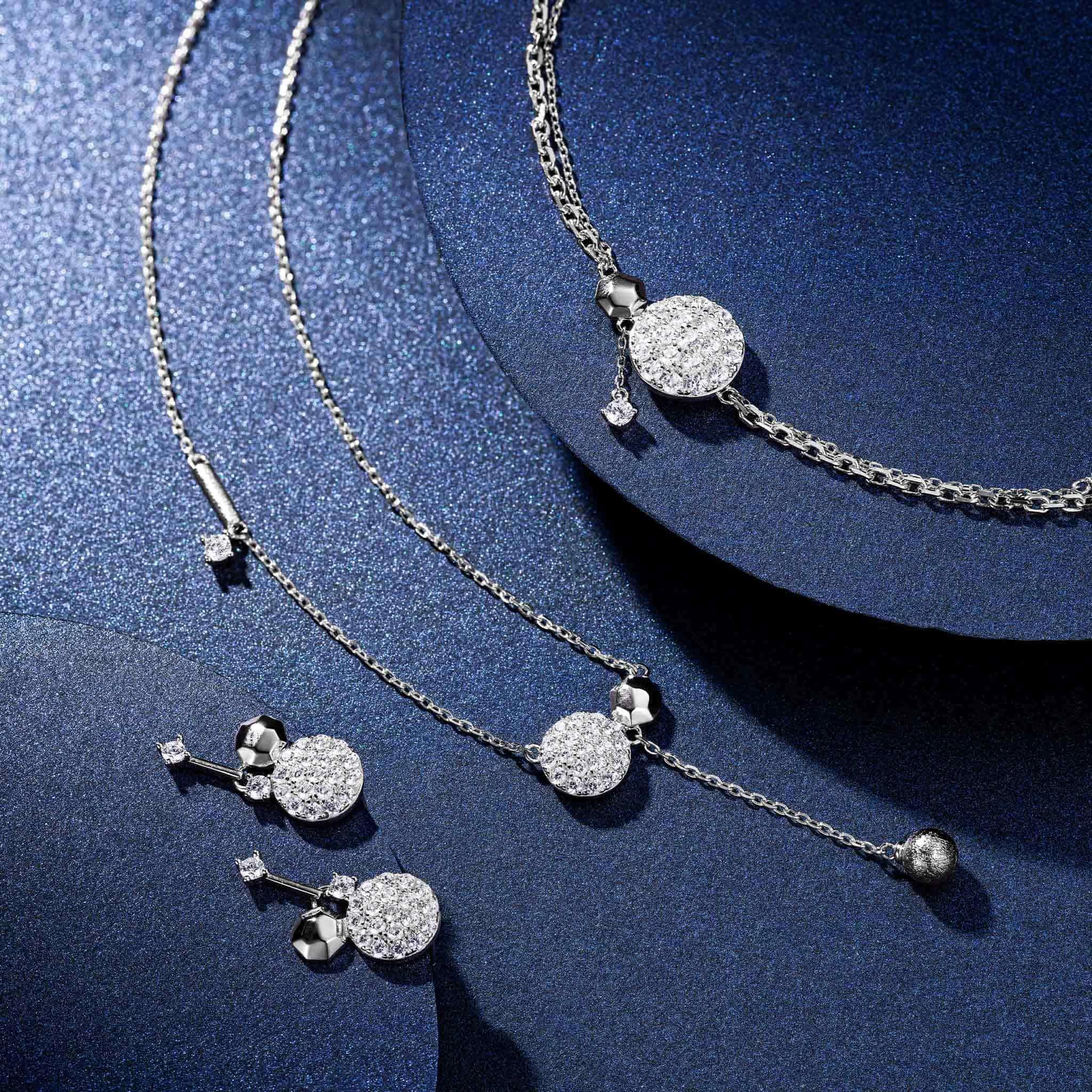 AWNL 瑞典珠寶 瑞典隕石 暗夜繁星 女士項鍊 隕石項鍊- AWNL Taiwan