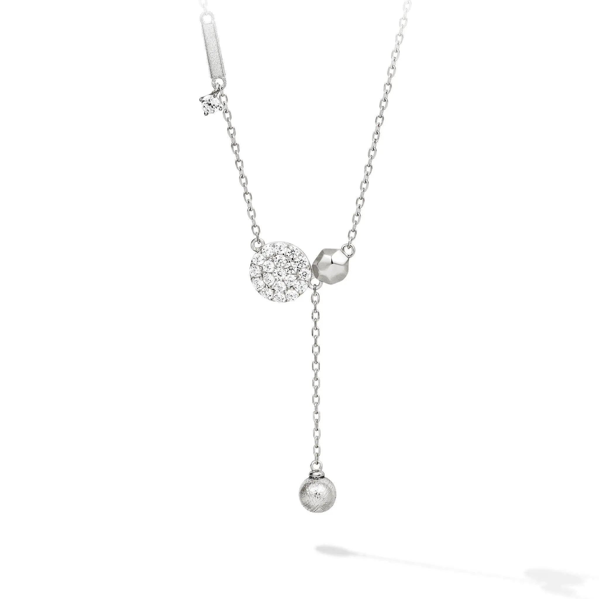 AWNL 瑞典珠寶 瑞典隕石 暗夜繁星 女士項鍊 隕石項鍊- AWNL Taiwan