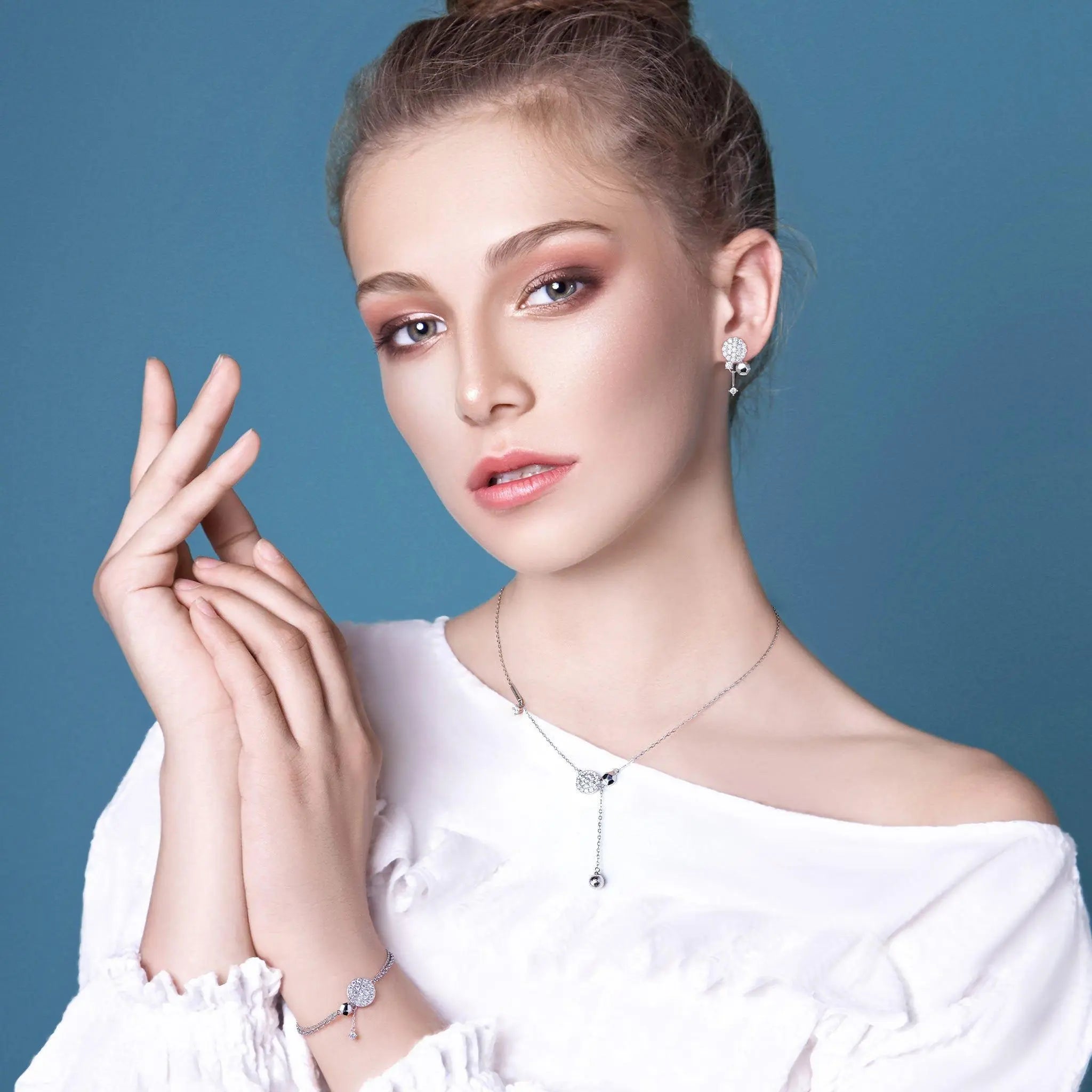 AWNL 瑞典珠寶 瑞典隕石 暗夜繁星 女士項鍊 隕石項鍊- AWNL Taiwan