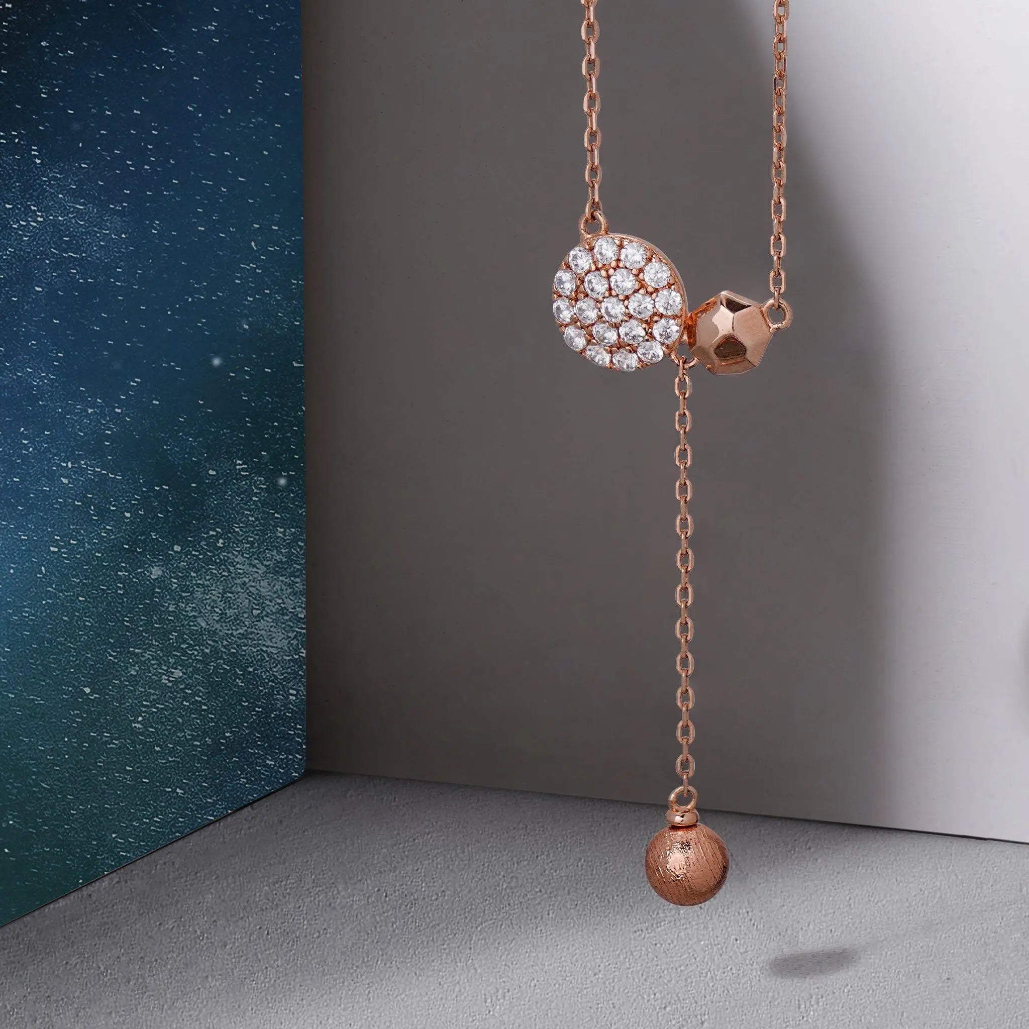 AWNL 瑞典珠寶 瑞典隕石 暗夜繁星 女士項鍊 隕石項鍊- AWNL Taiwan