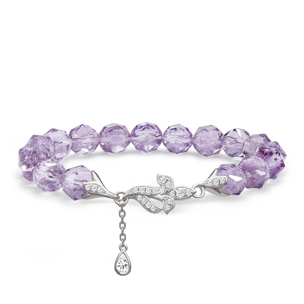 紫水晶 鳶尾花 精靈 女士手鍊 - AWNL Taiwan