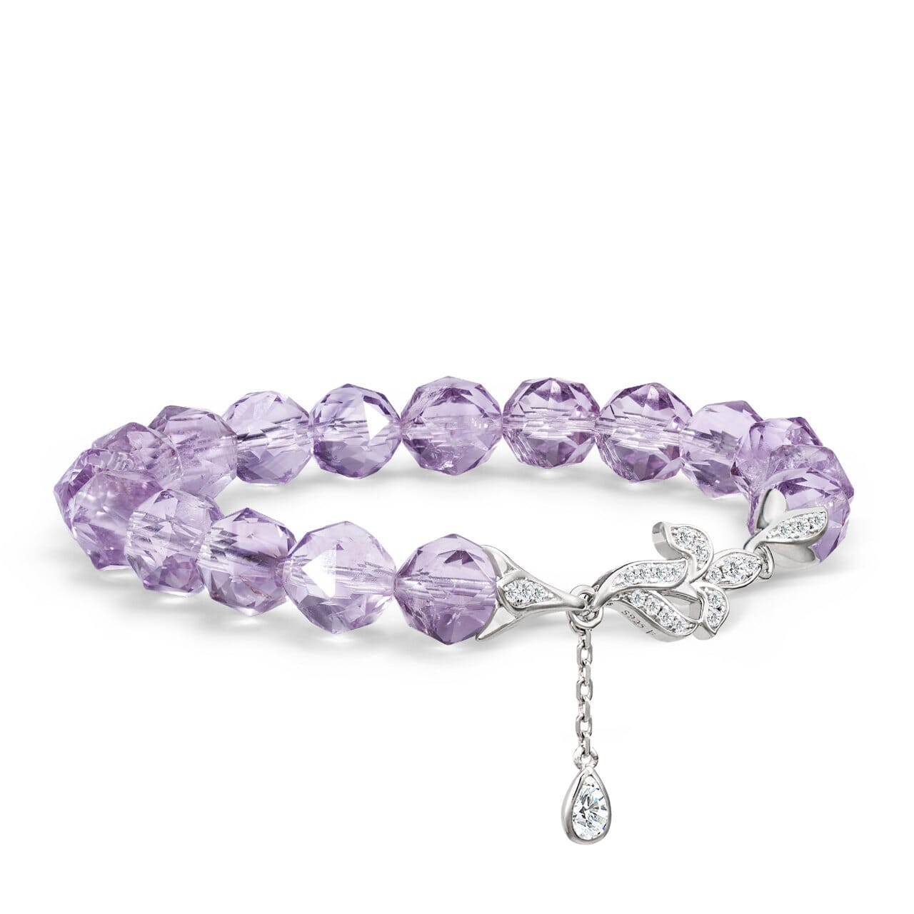 紫水晶 鳶尾花 精靈 女士手鍊 - AWNL Taiwan