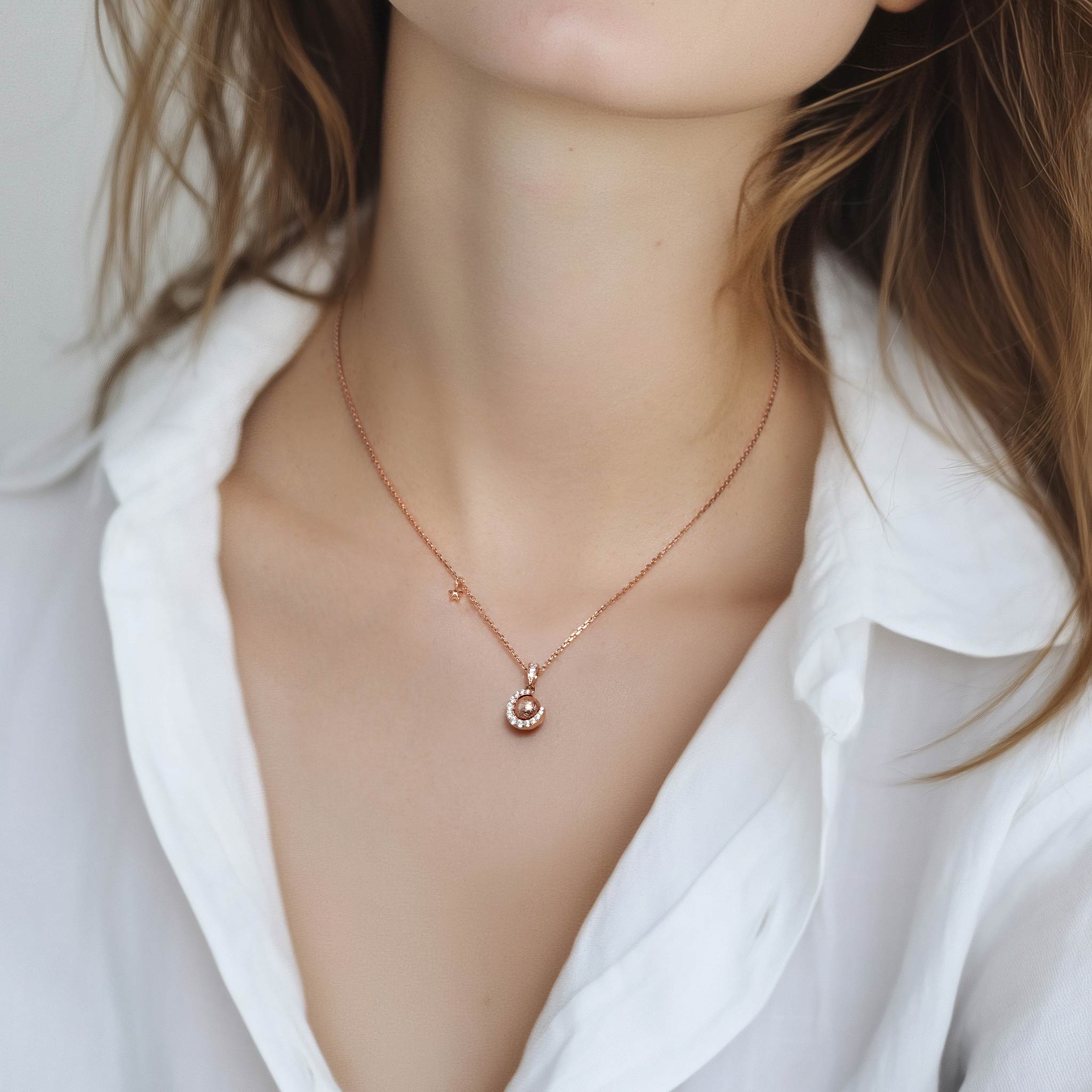 隕石 許願小行星 女士項鍊 - AWNL Taiwan