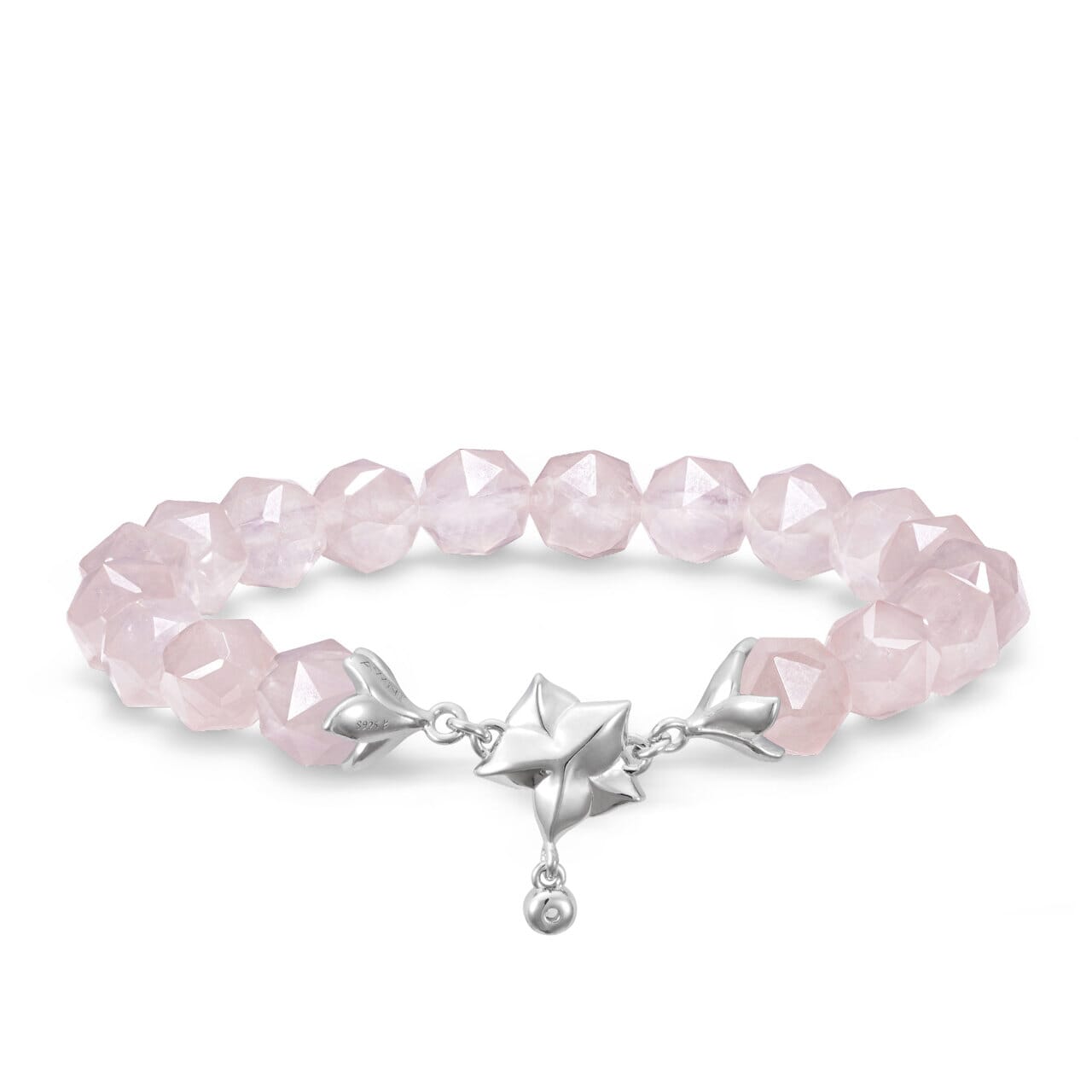 粉晶 蝴蝶蘭 守護 女士手鍊 - AWNL Taiwan