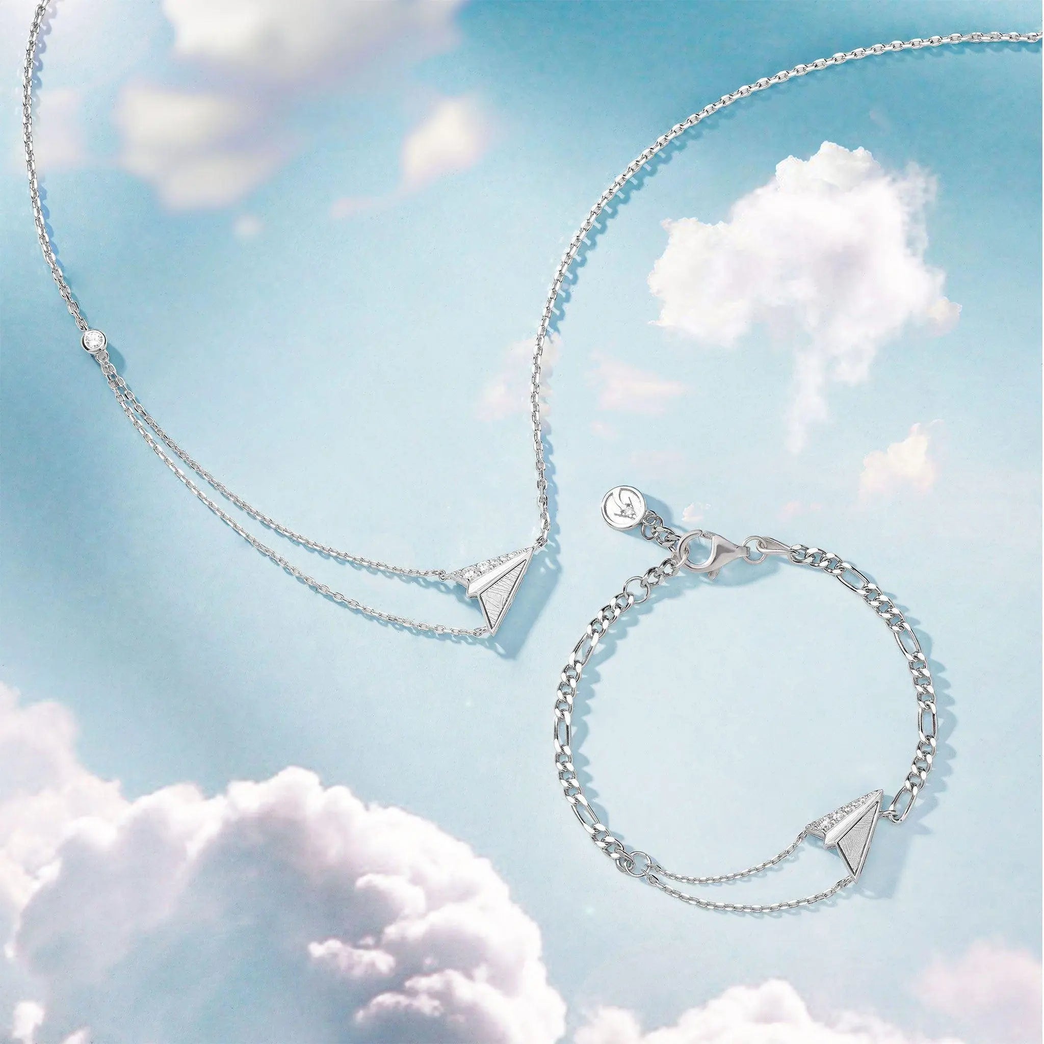 AWNL 瑞典珠寶 瑞典隕石 紙飛機 女士項鍊- AWNL Taiwan