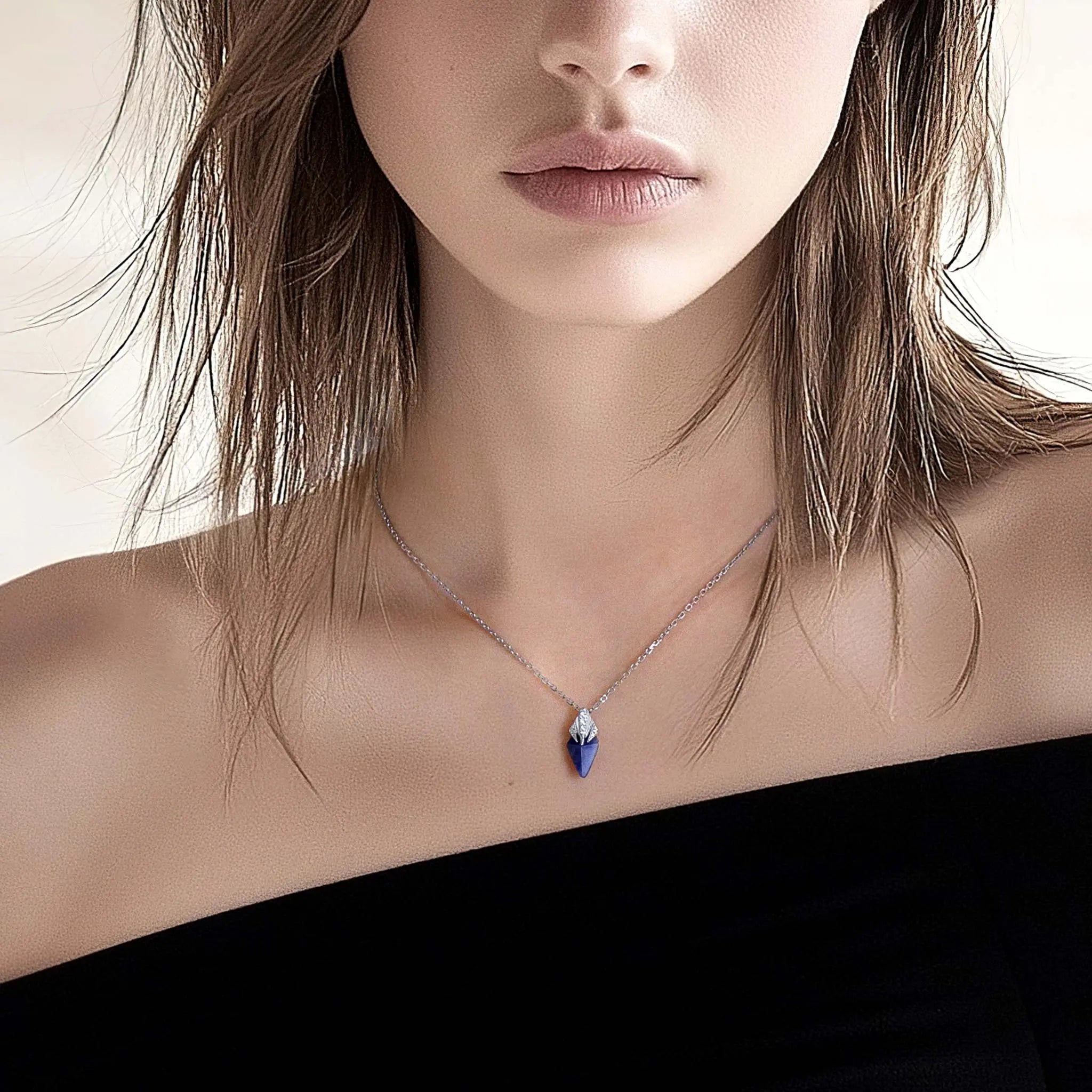 藍紋石 波塞頓 女士項鍊 - AWNL Taiwan