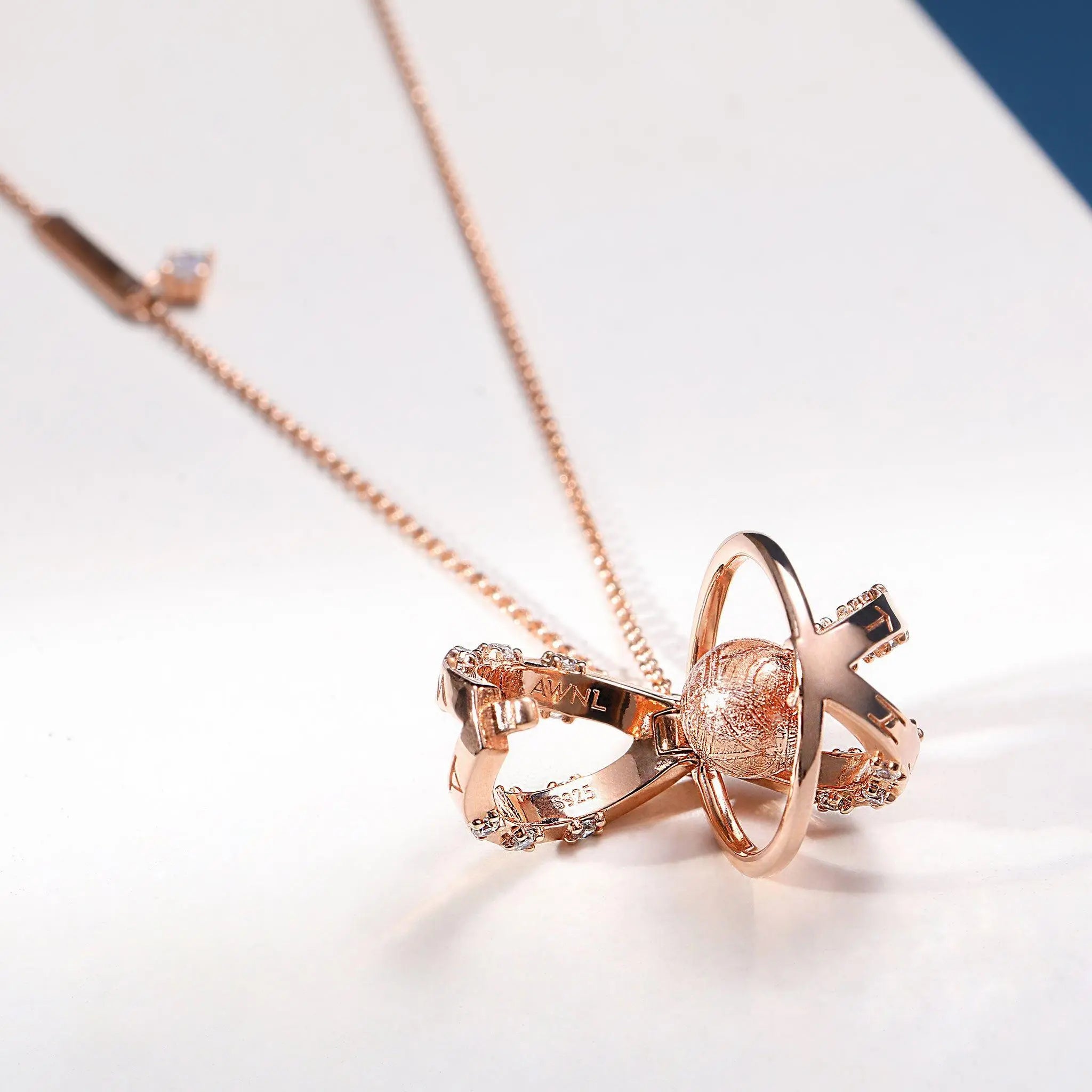 AWNL 瑞典珠寶 瑞典隕石 M隕石 恆星許願 女士項鍊 隕石項鍊 - AWNL Taiwan