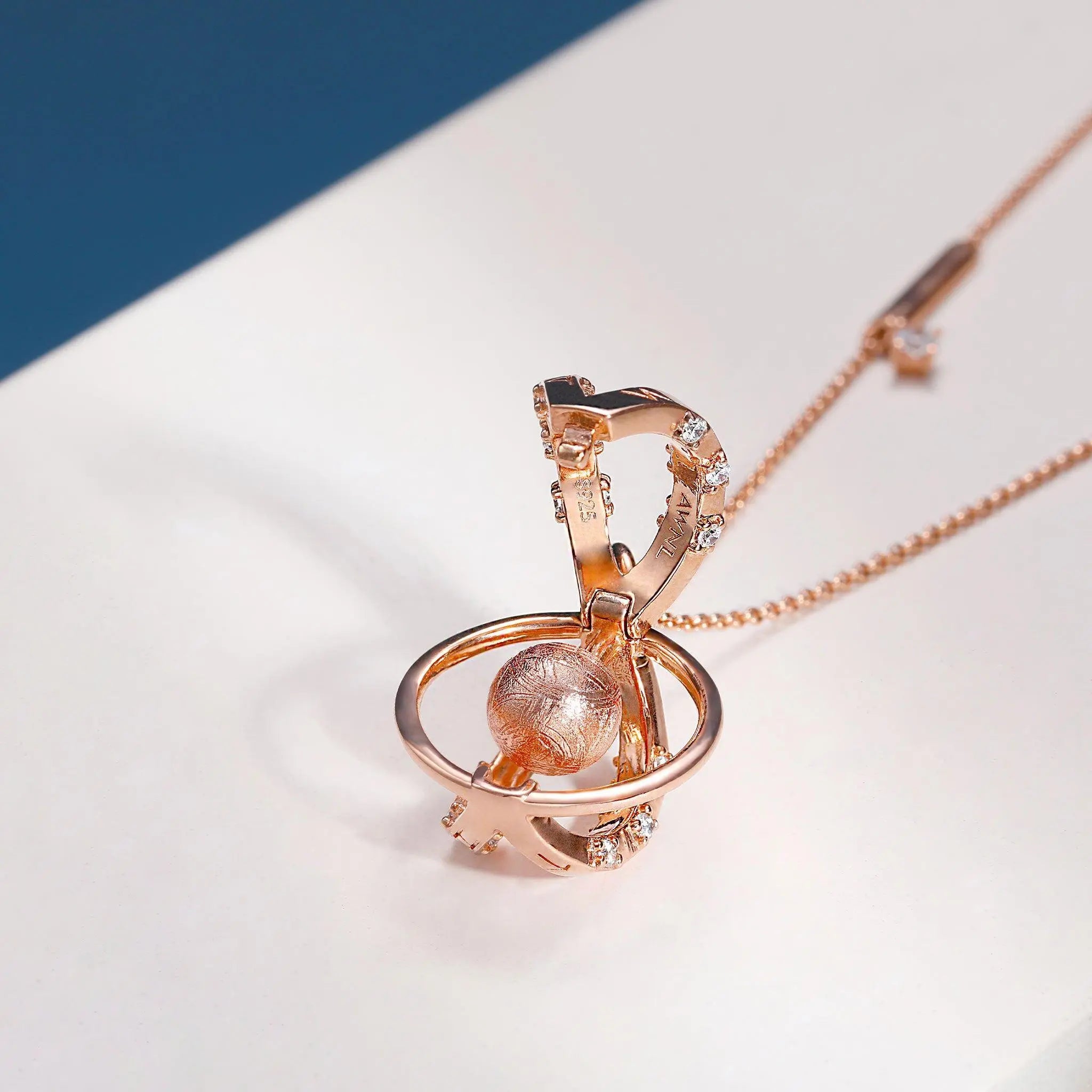 AWNL 瑞典珠寶 瑞典隕石 M隕石 恆星許願 女士項鍊 隕石項鍊 - AWNL Taiwan