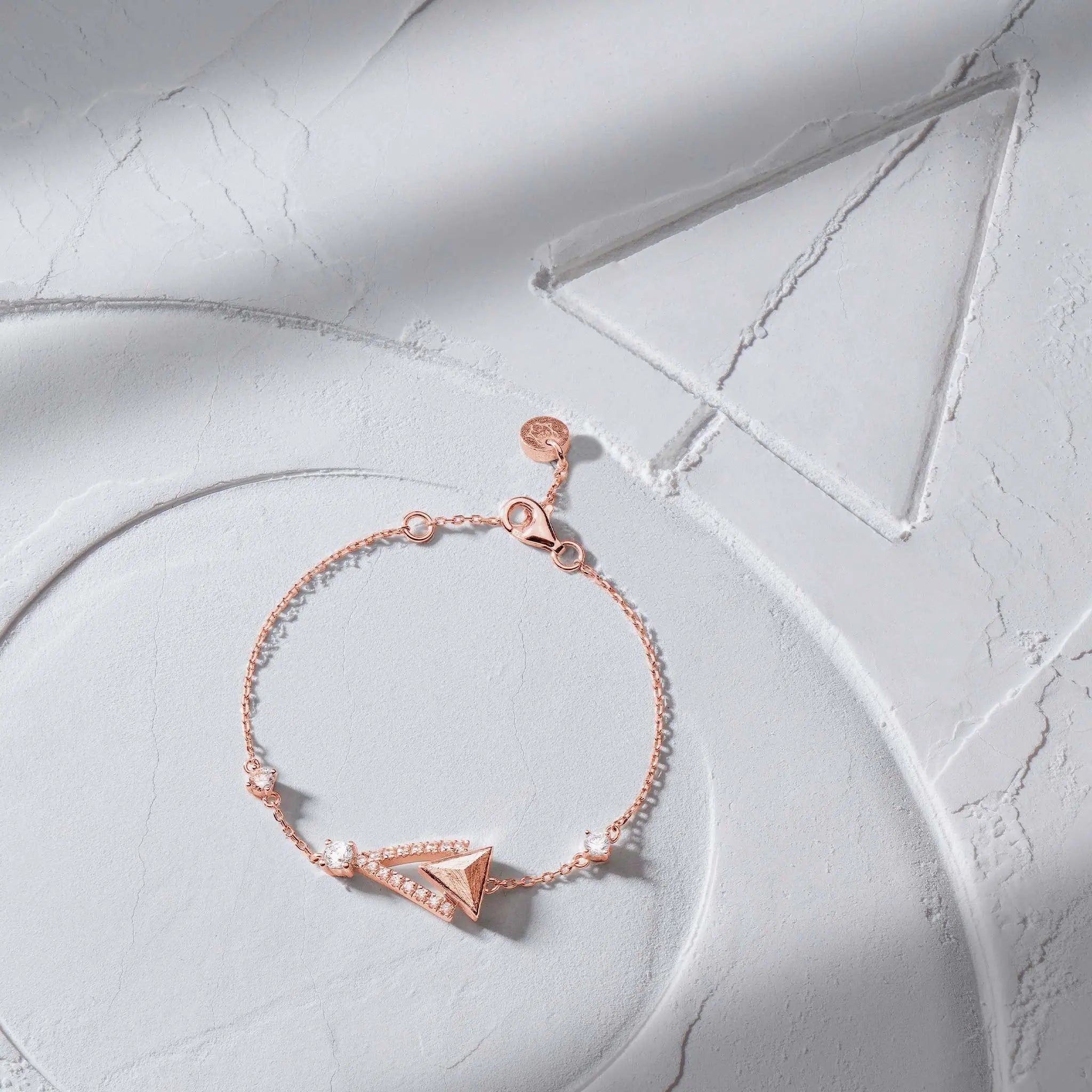 AWNL 瑞典珠寶 瑞典隕石 三角引力場 女士手鍊 隕石手鍊 - AWNL Taiwan