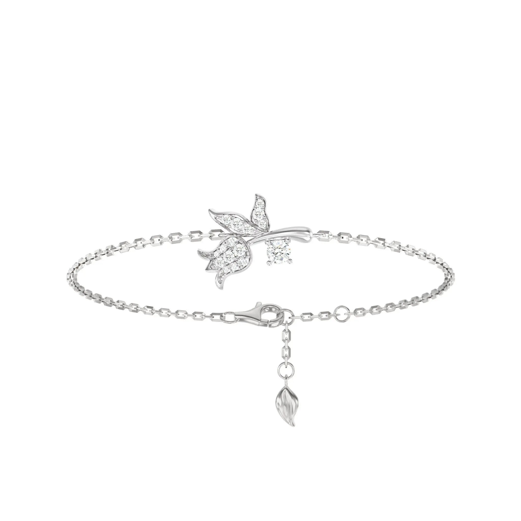 AWNL 瑞典珠寶 純銀 幸福鈴蘭 女士手鍊- AWNL Taiwan