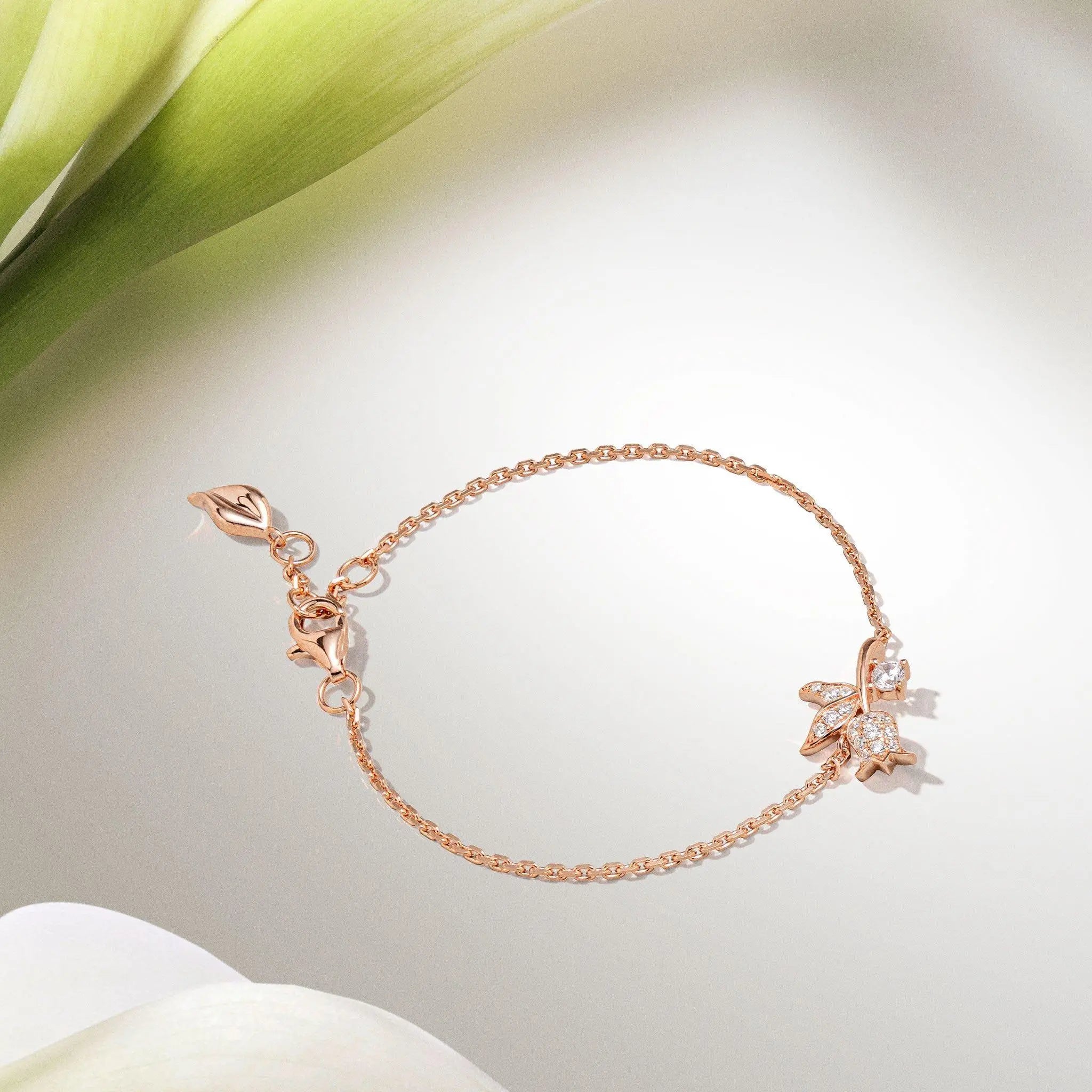 AWNL 瑞典珠寶 純銀 幸福鈴蘭 女士手鍊- AWNL Taiwan