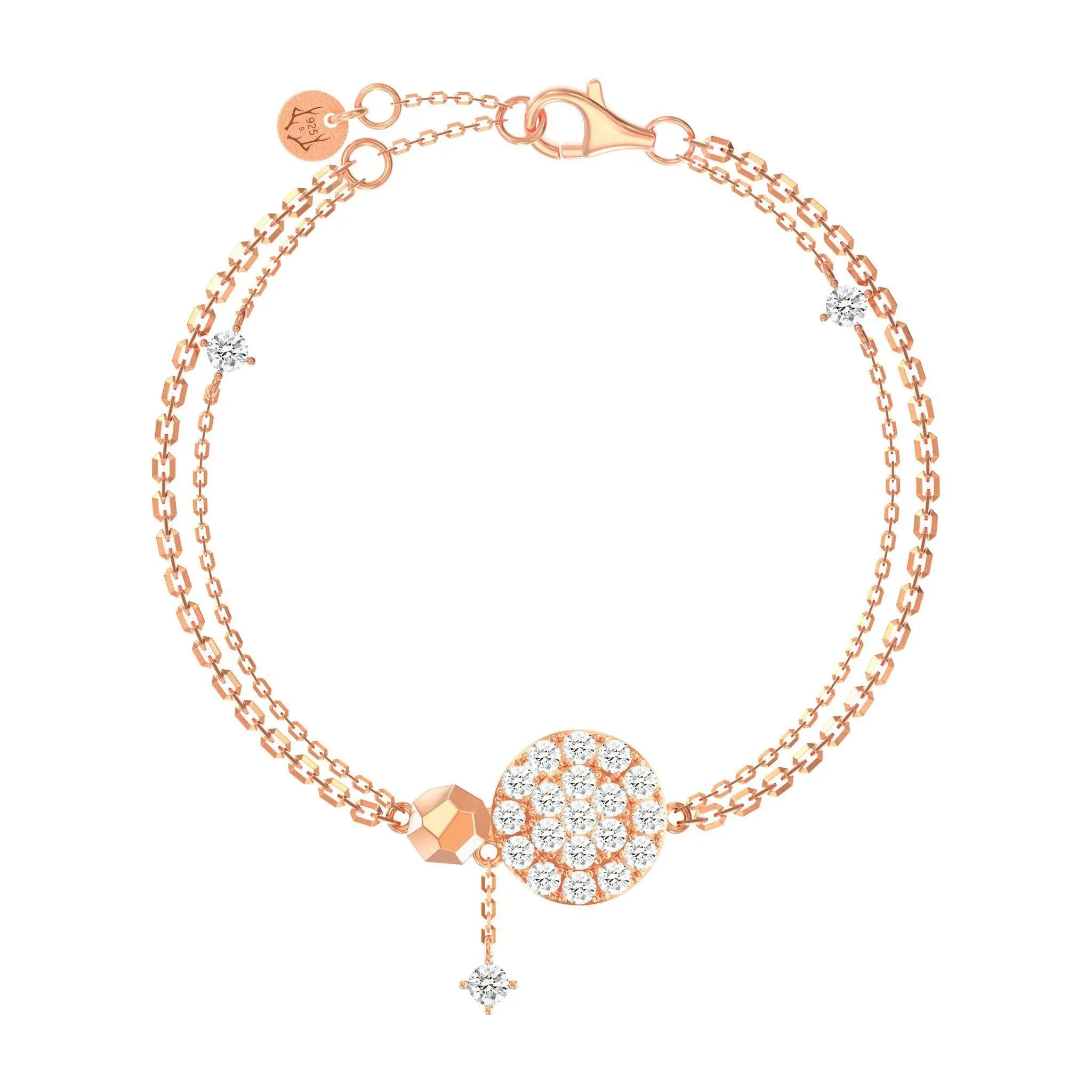 AWNL 瑞典珠寶 純銀 暗夜繁星 女士手鍊 - AWNL Taiwan