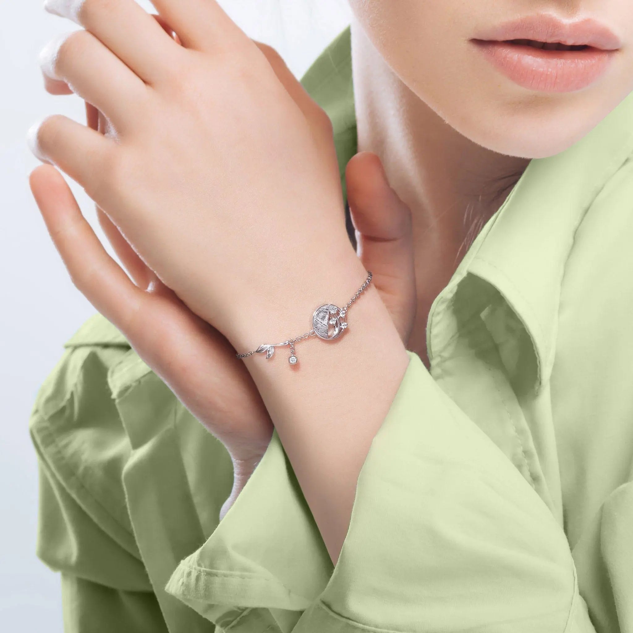 AWNL 瑞典珠寶 瑞典隕石 生命樹 女士手鍊 - AWNL Taiwan