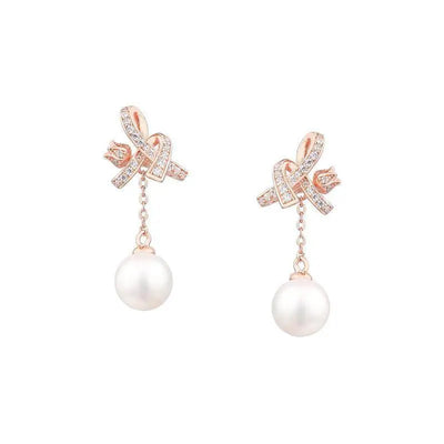 Majalis Pavé Earrings Pearl