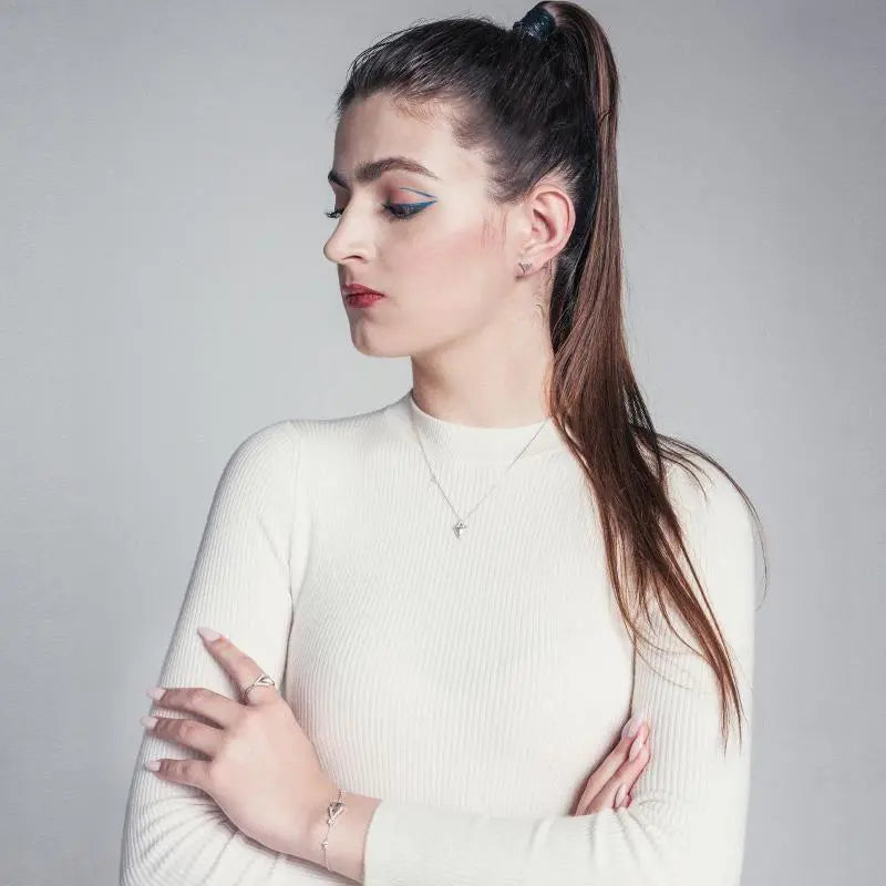 AWNL 瑞典隕石鉑金耳環 - AWNL Taiwan