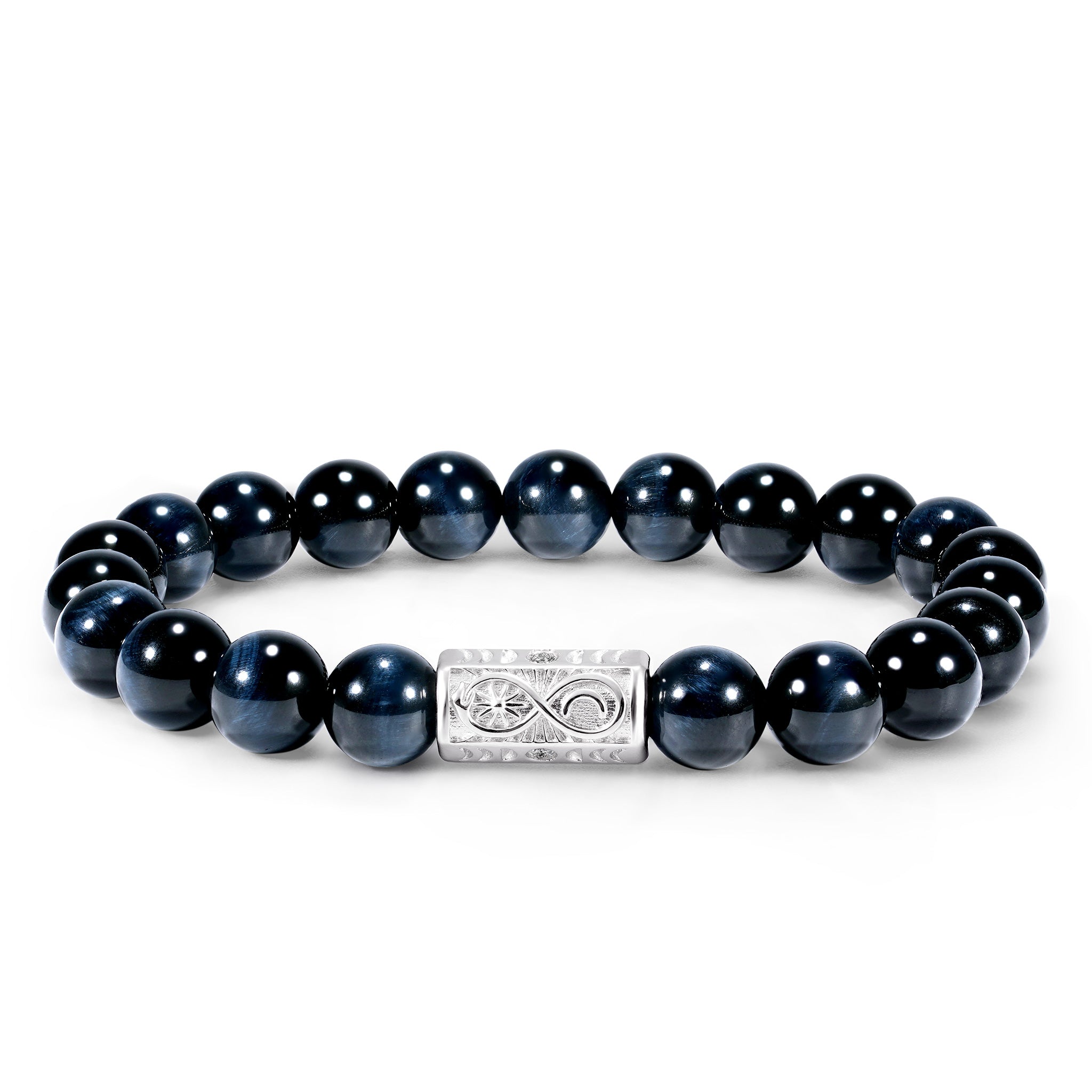 鷹眼石 銜尾蛇 男士手鍊 - AWNL Taiwan