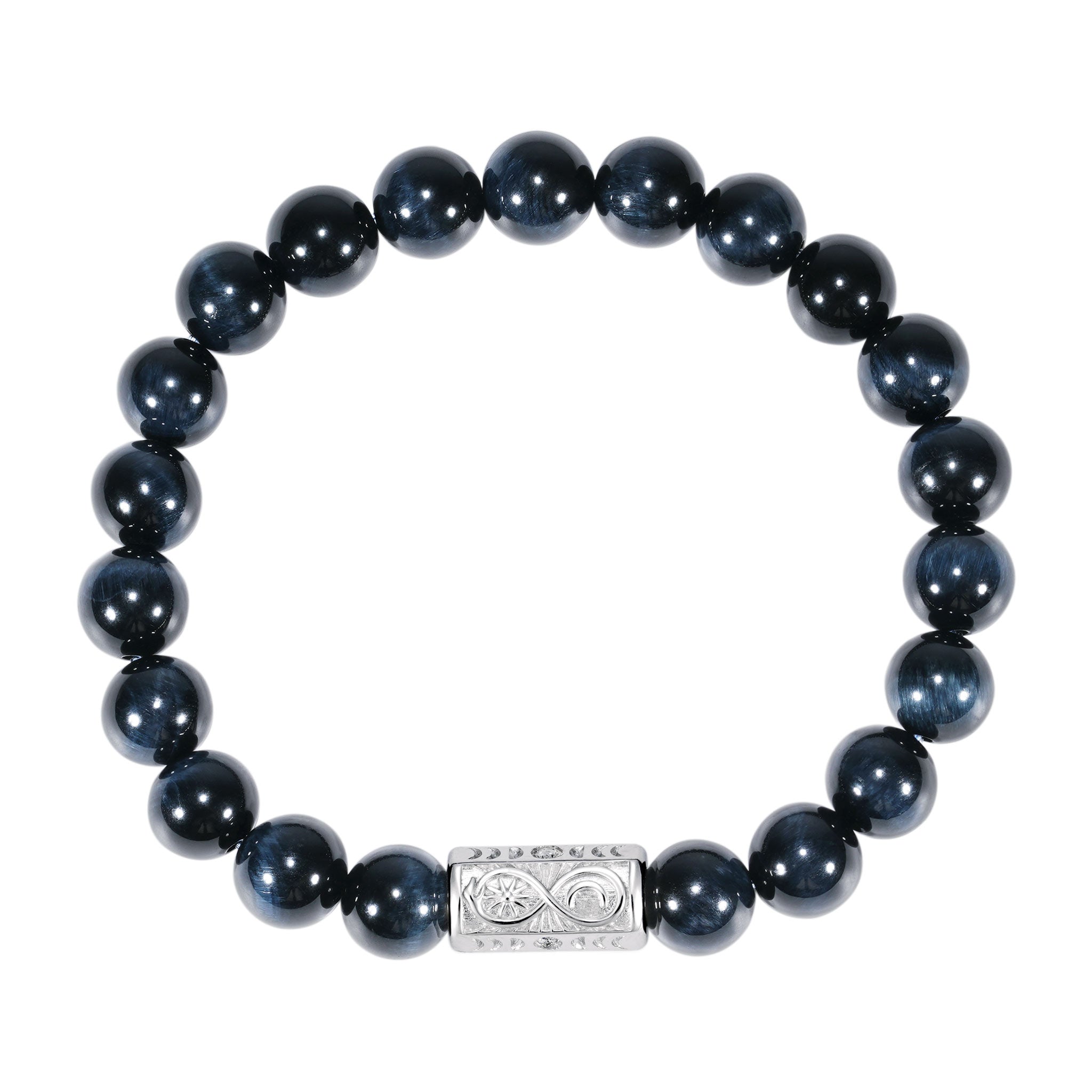 鷹眼石 銜尾蛇 男士手鍊 - AWNL Taiwan