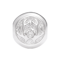 Antler Bead Silver