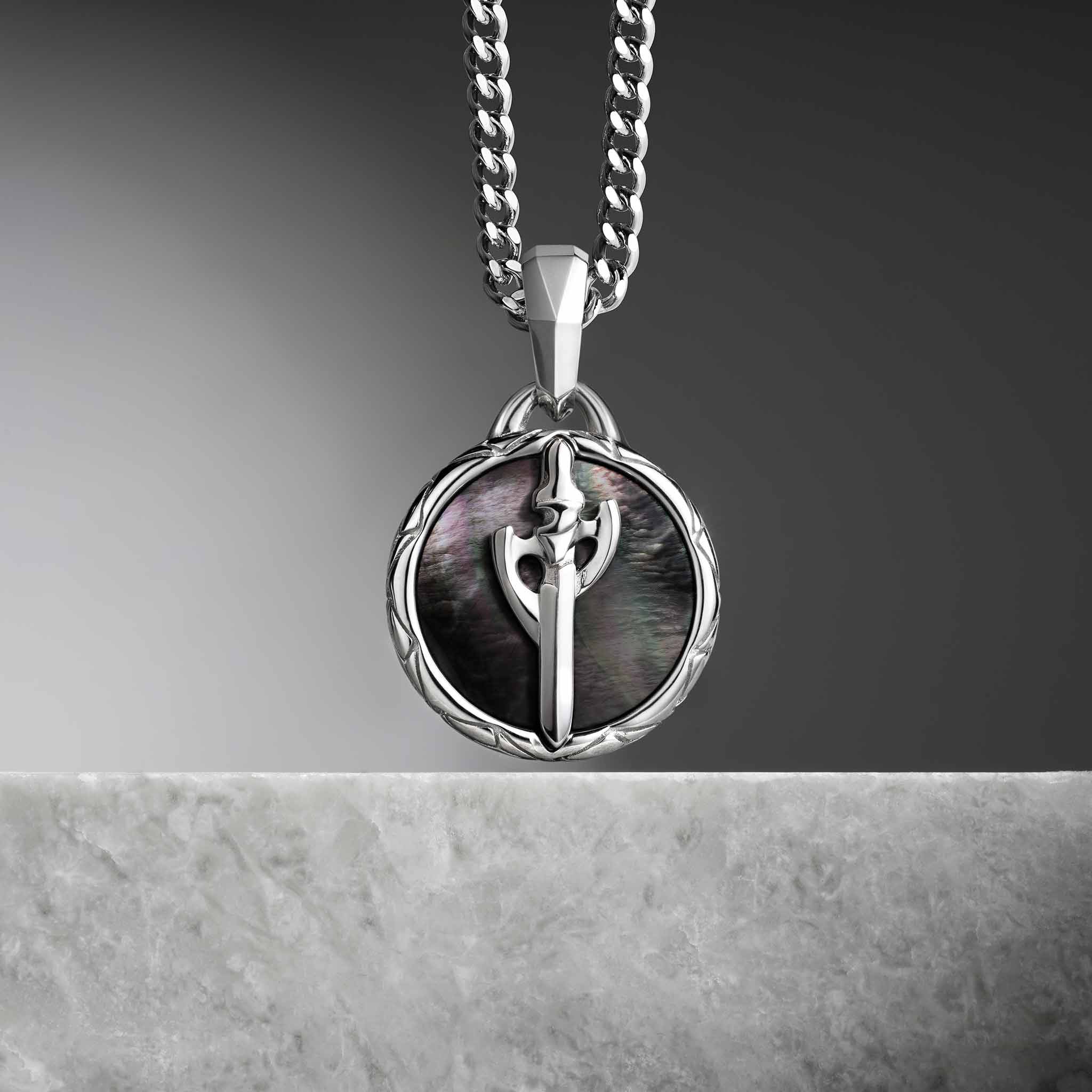 黑蝶貝 勇士之劍 項鍊 - AWNL Taiwan