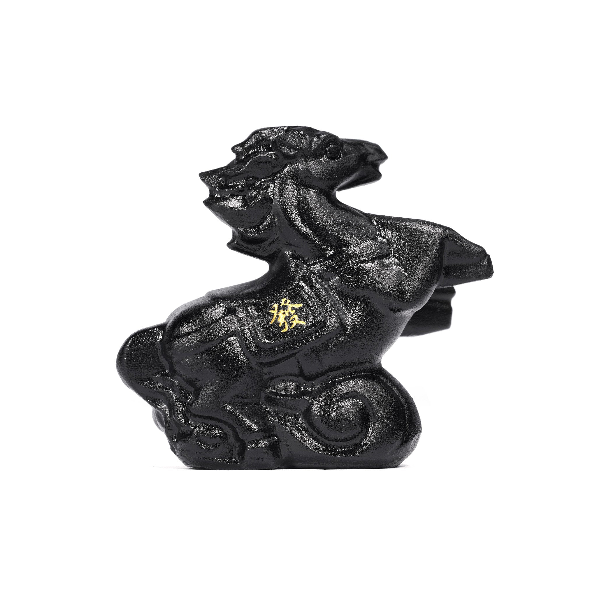 黑曜石 財富馬 擺件 - AWNL Taiwan