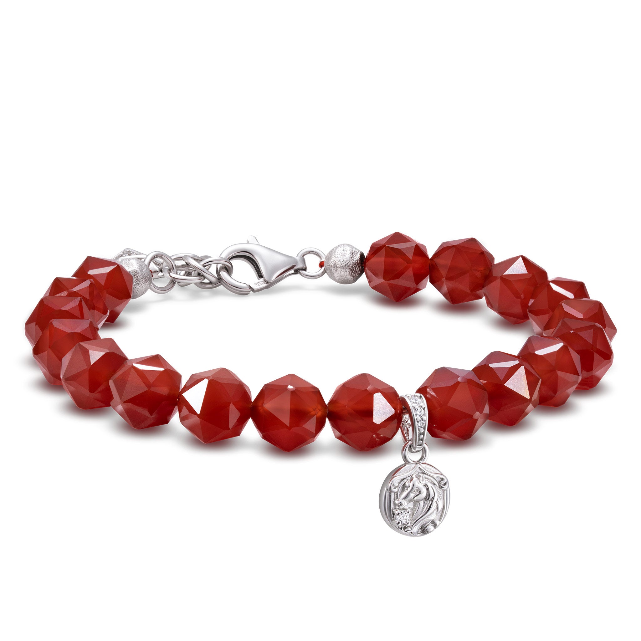 赤焰 扶搖天馬 紅瑪瑙 女士手鏈 - AWNL Taiwan