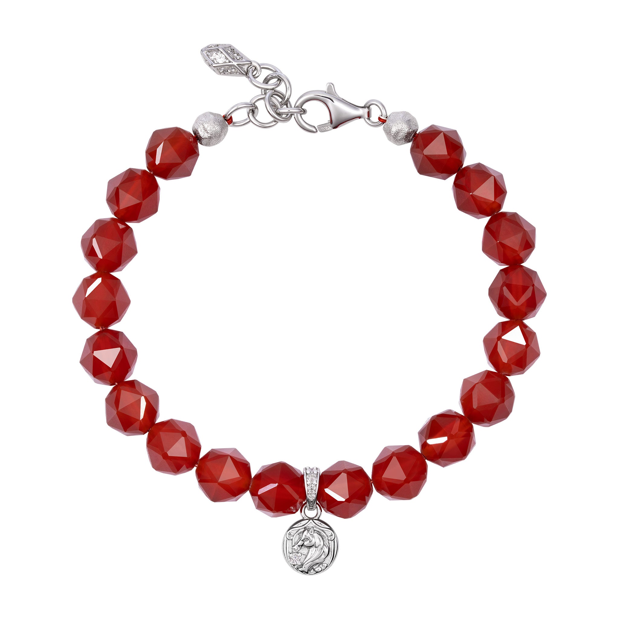 赤焰 扶搖天馬 紅瑪瑙 女士手鏈 - AWNL Taiwan