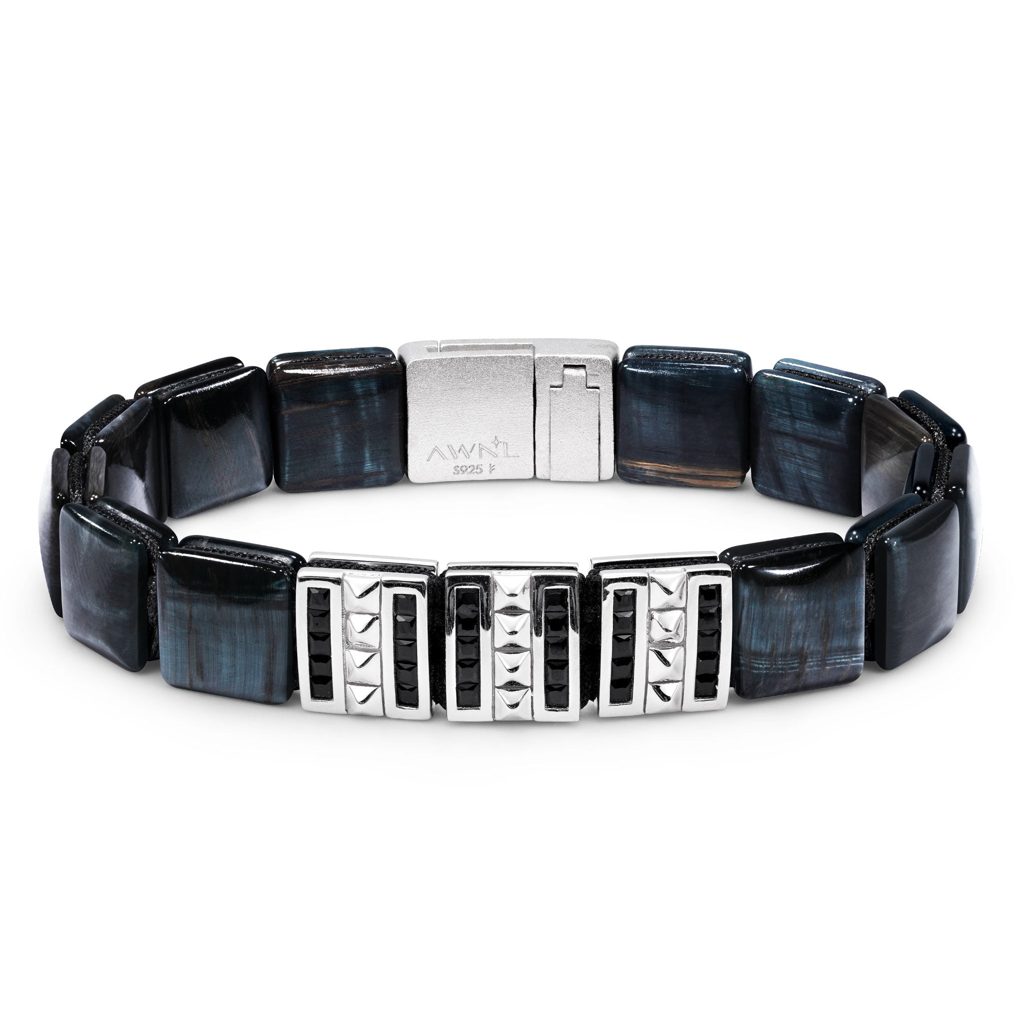 鷹眼石 法老之門 磁合扣 男士手鍊 - AWNL Taiwan