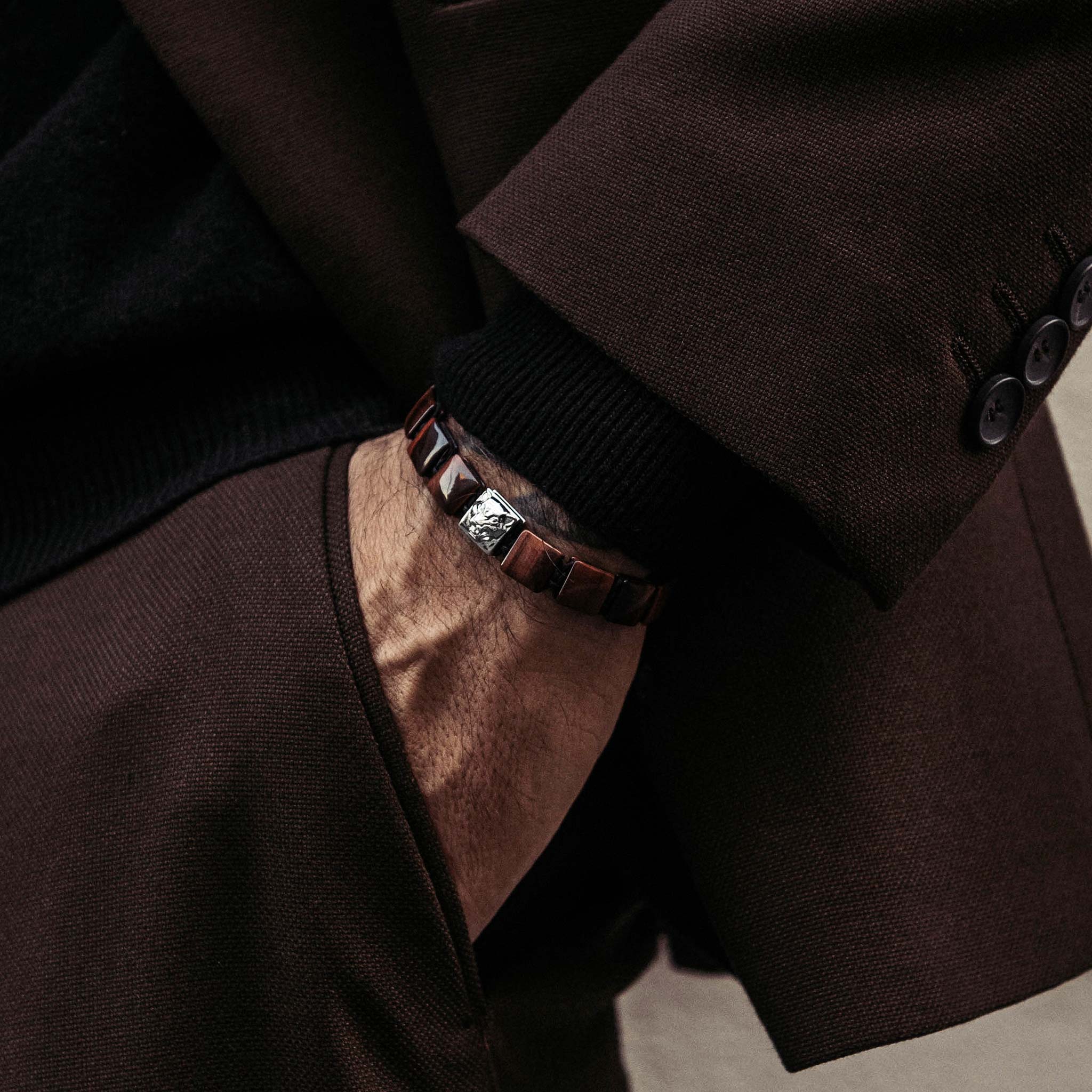 紅虎眼 鴻運虎行 磁吸 男士手鍊 (コピー) - AWNL Taiwan