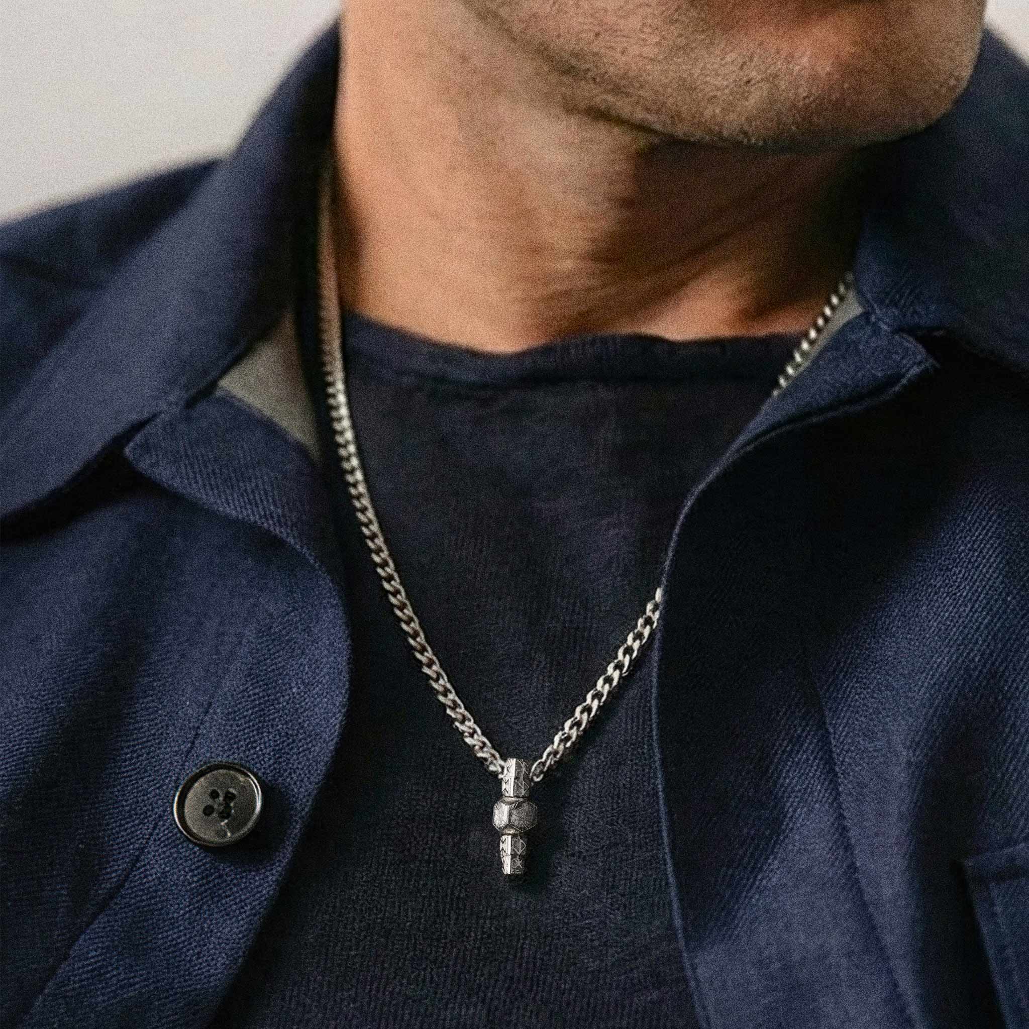 瑞典隕石 永恆之槍 組合盧恩 男士項鍊 - AWNL Taiwan