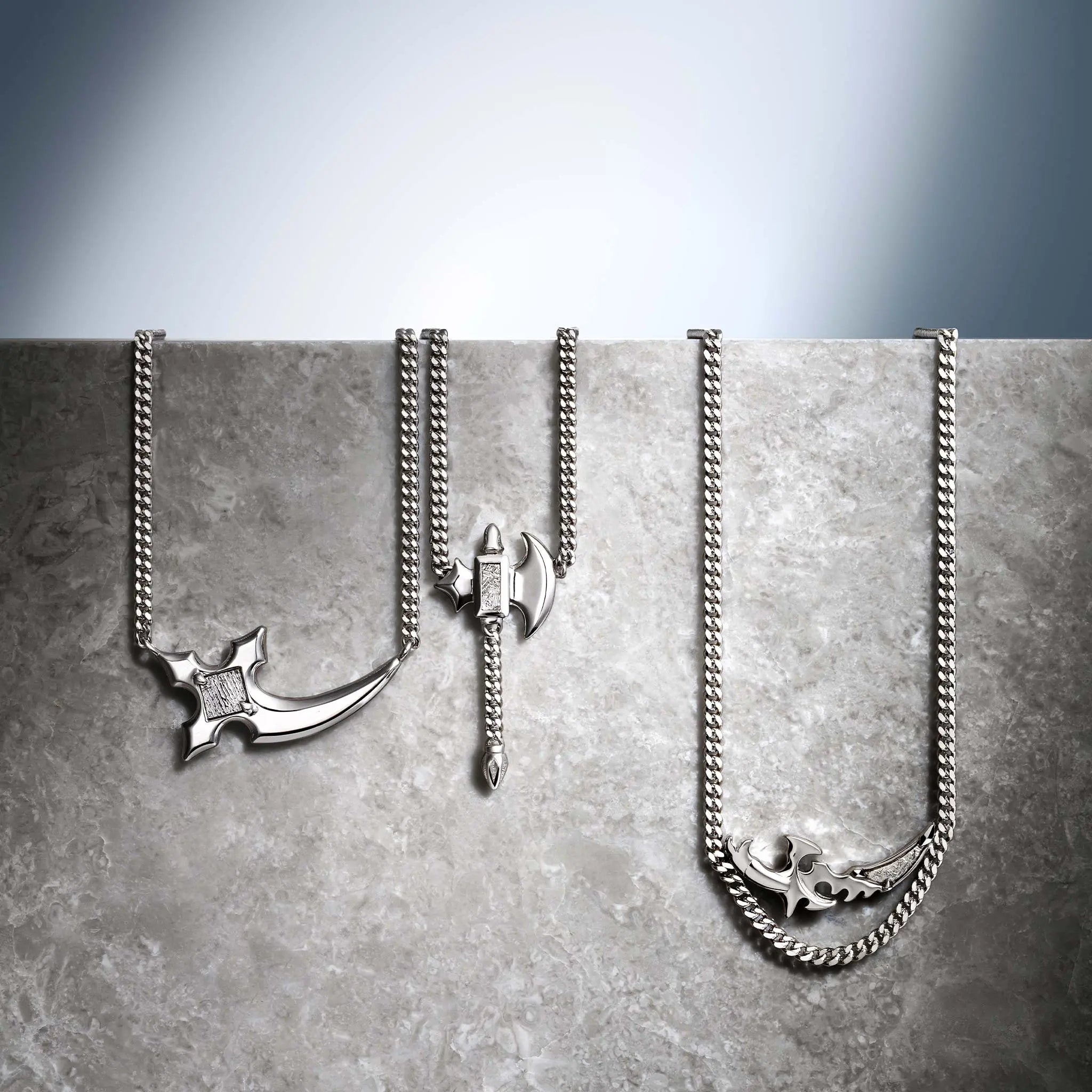 瑞典隕石 影朧入峰 項鍊 - AWNL Taiwan