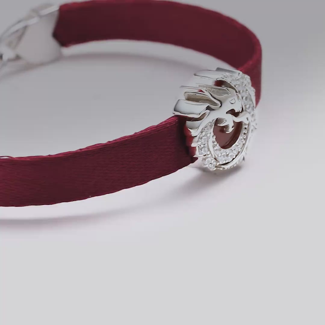 紅瑪瑙 天然水晶 鴻運玲龍 女士手鍊｜AWNL 瑞典設計輕珠寶