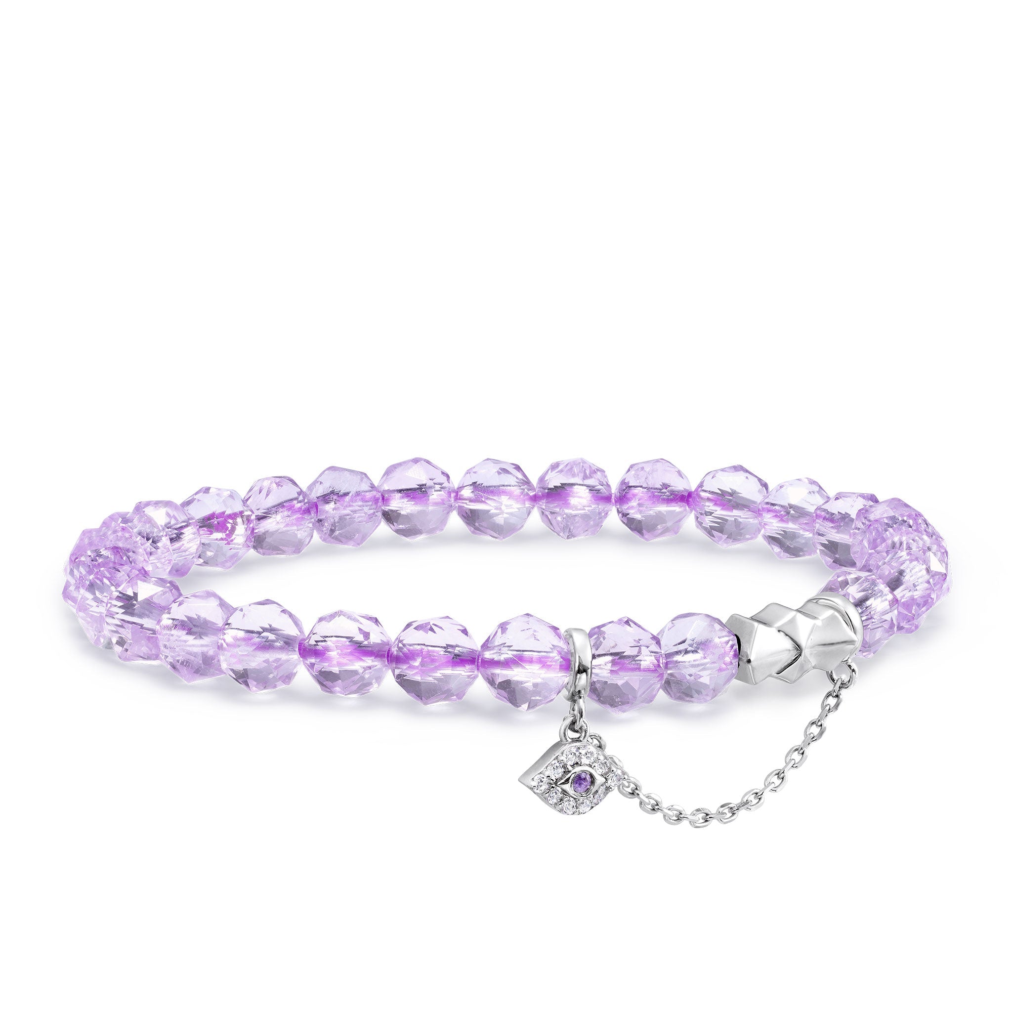 紫水晶 守護惡魔之眼 女士手鍊 - AWNL Taiwan